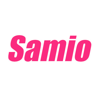 Samio logotyp rosa
